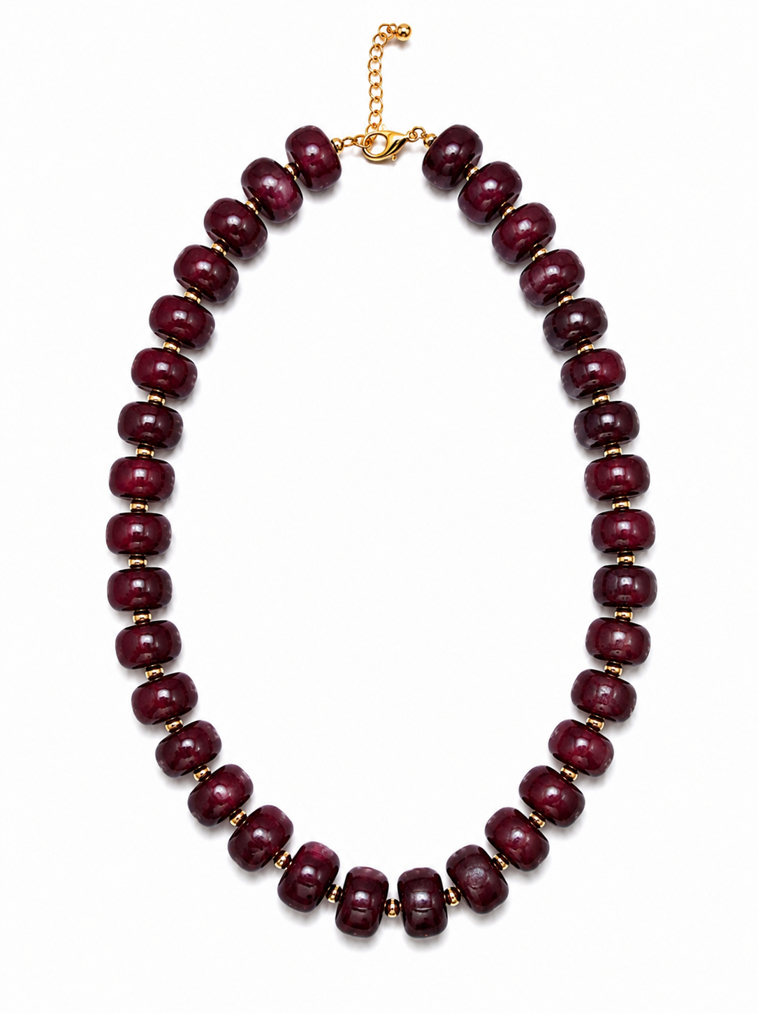 Luxe Marbled Beaded Candy Necklace