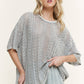 Mineral Washed Lace Top