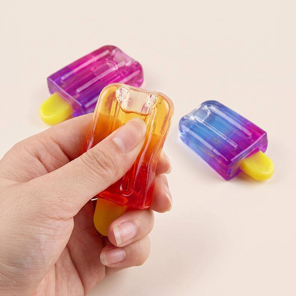 12PCS - Popsicle Squeeze Squishy Stress Relief Toy