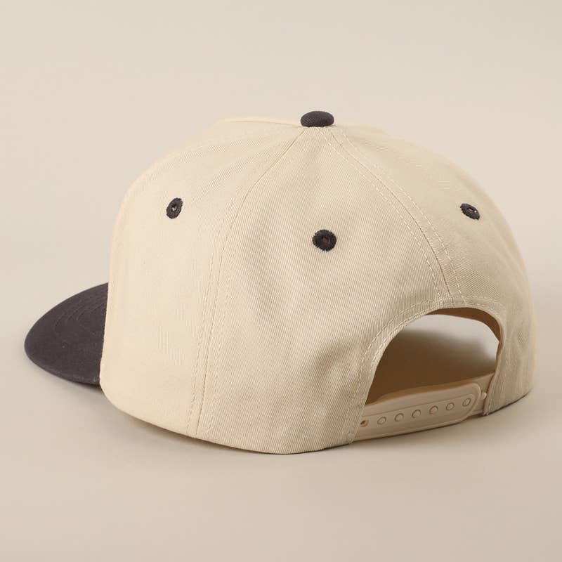 BASEBALL Upside Down Lettering Embroidery Cap