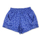 Blue leopard shorts