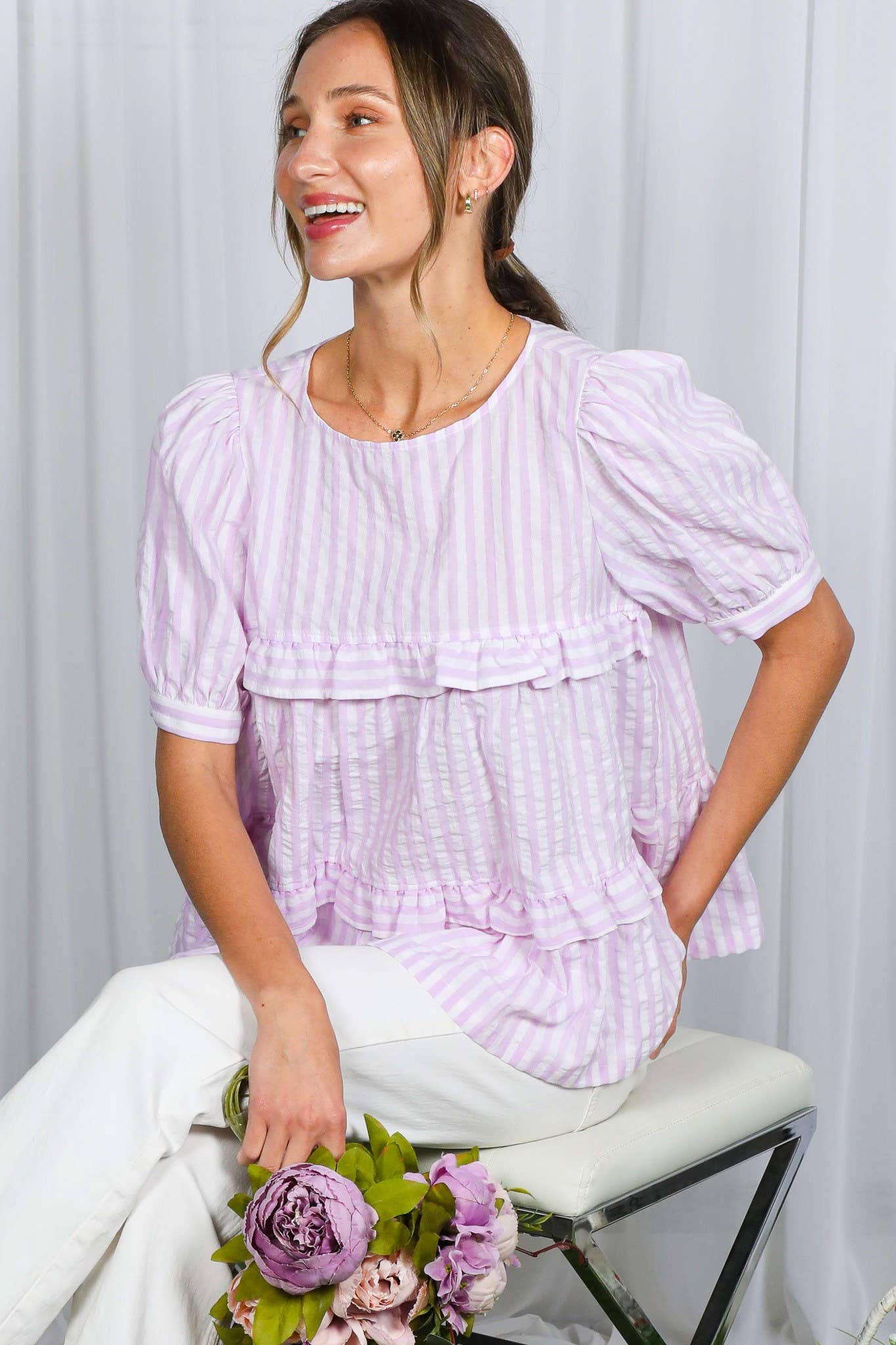 Laurel Baby Doll Blouse