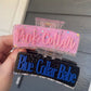 Pink Collar Claw Clip