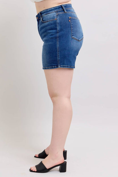 2 Button Mid Length Dad Shorts