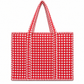 Red Gingham Quilted Bag Print