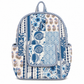Blue Bloom Patchwork Quilted Bag Print