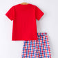 Boys 4th of July Plaid Flag Set