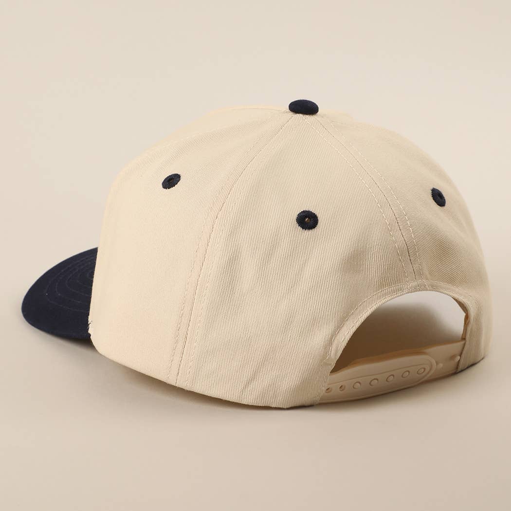 HOMERUN CLUB Embroidery Two-Tone Trucker Hat