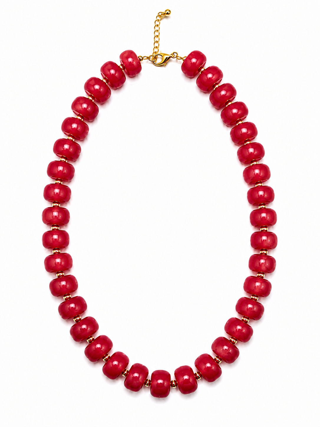 Luxe Marbled Beaded Candy Necklace