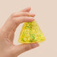 12PCS - Glitter Cheese Slice Squeeze Squishy Stress Relief Toy