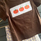 Fall Pumpkin Brown Short Set