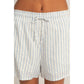 Striped Drawstring Shorts
