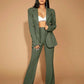 High Waist Straight Leg Pants Women's Work Trousers