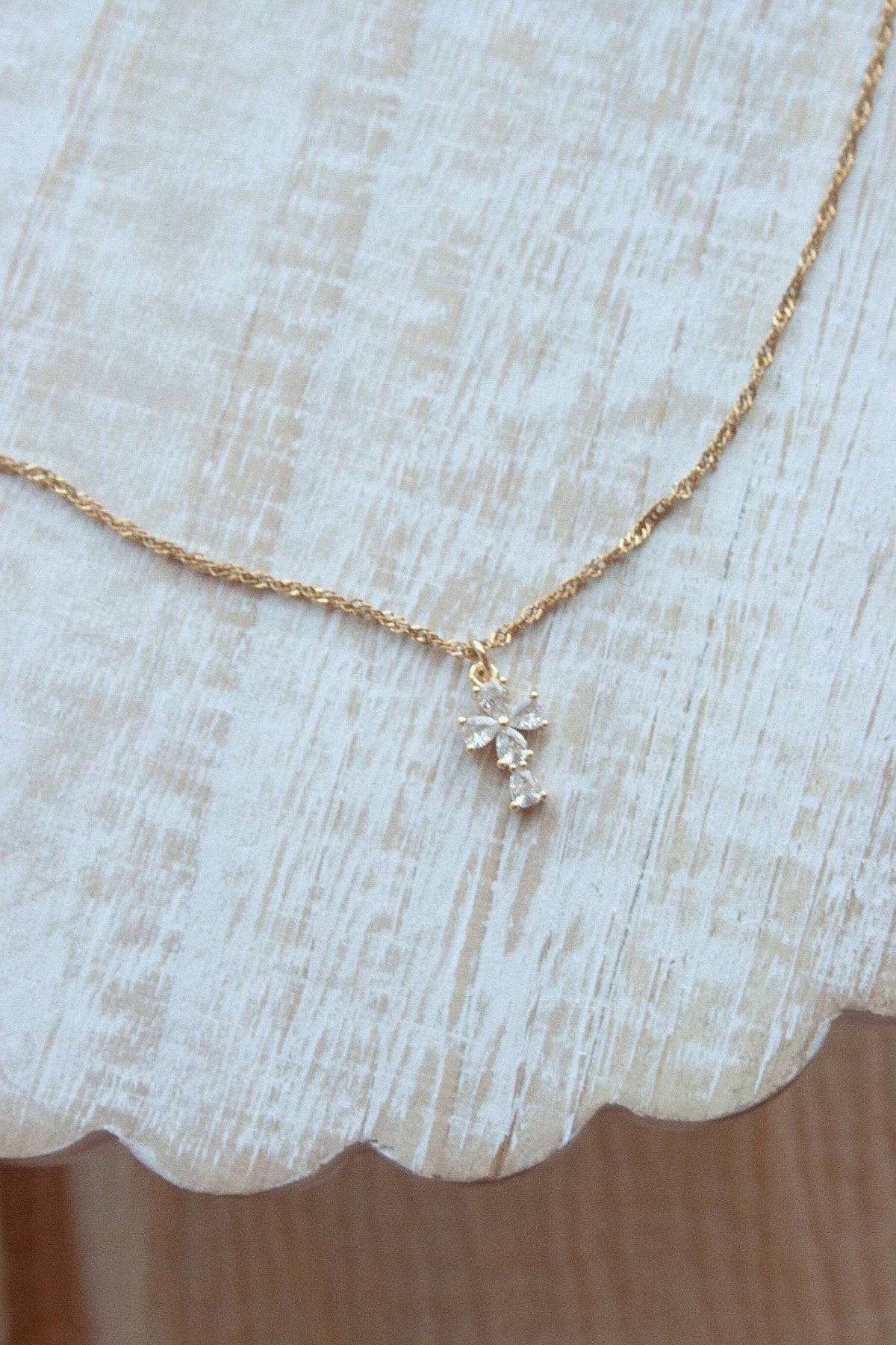 Hope Cross Necklace Romans 15:13