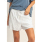 Striped Drawstring Shorts