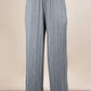 Leopard Print Wide Leg Pleated Pants