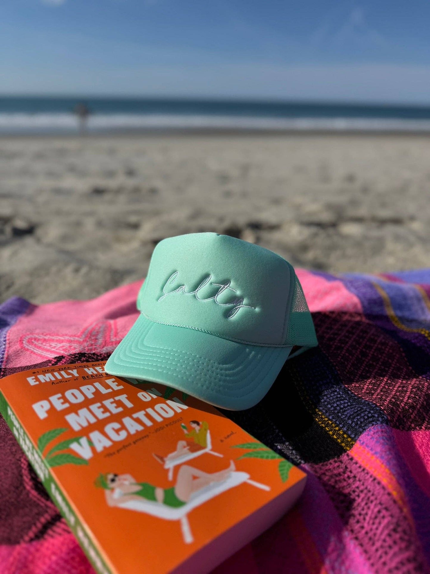 Salty Embroidered Trucker Hat