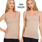 V-neck/U-neck Seamless Tank