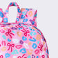 Cheetah Bow Printed Girls Backpack