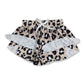 Khaki black leopard shorts