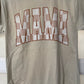 Tan Checkered Mama Shirt