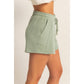 Drawstring Waist Shorts