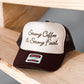 Strong Coffee & Strong Faith Embroidery Cap
