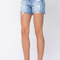 HI WAIST DESTROYED SHORTS