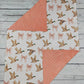 Mallard Bow Printed Baby Girls Blanket