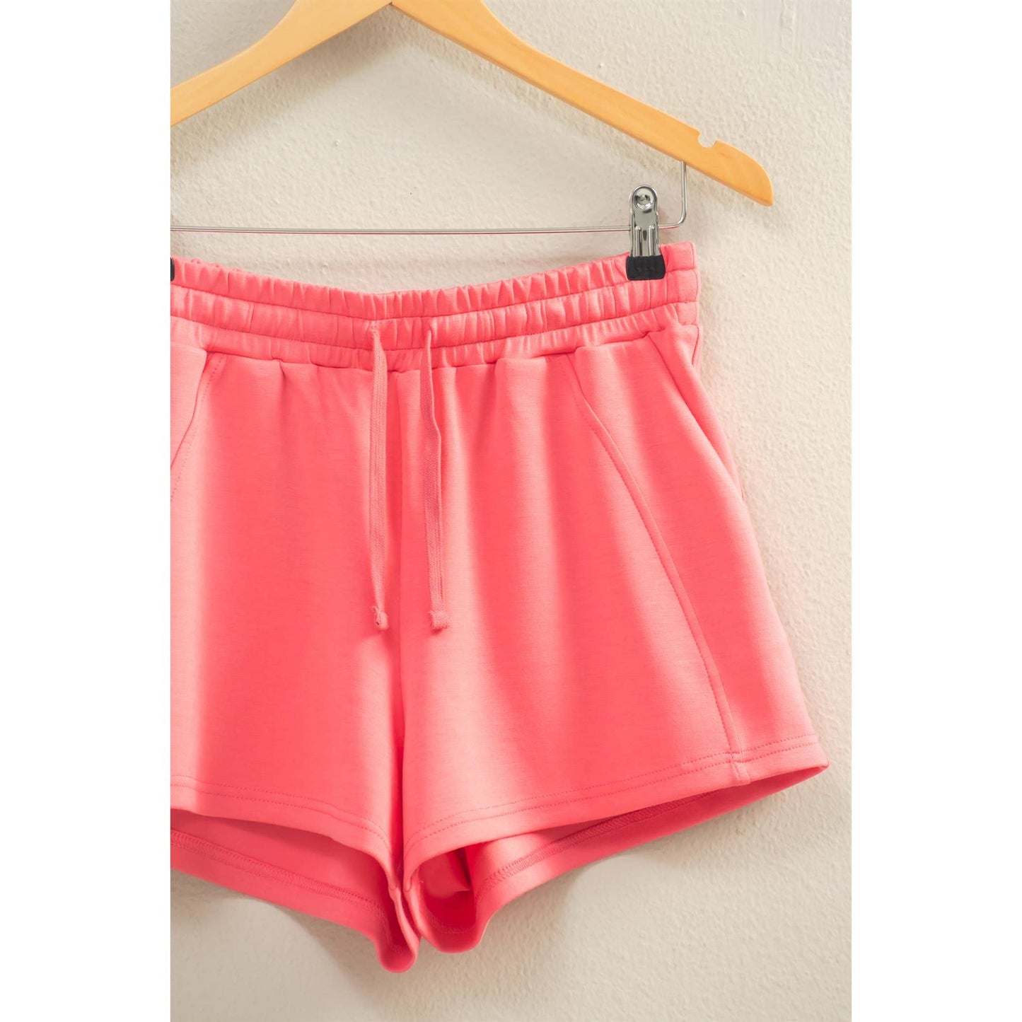 Drawstring Waist Shorts