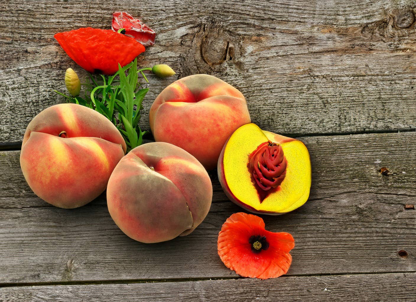 13 oz Mason Jar Candle: Peaches & Poppies