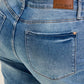 HW Tummy Control Contrast Wash Straight - PLUS