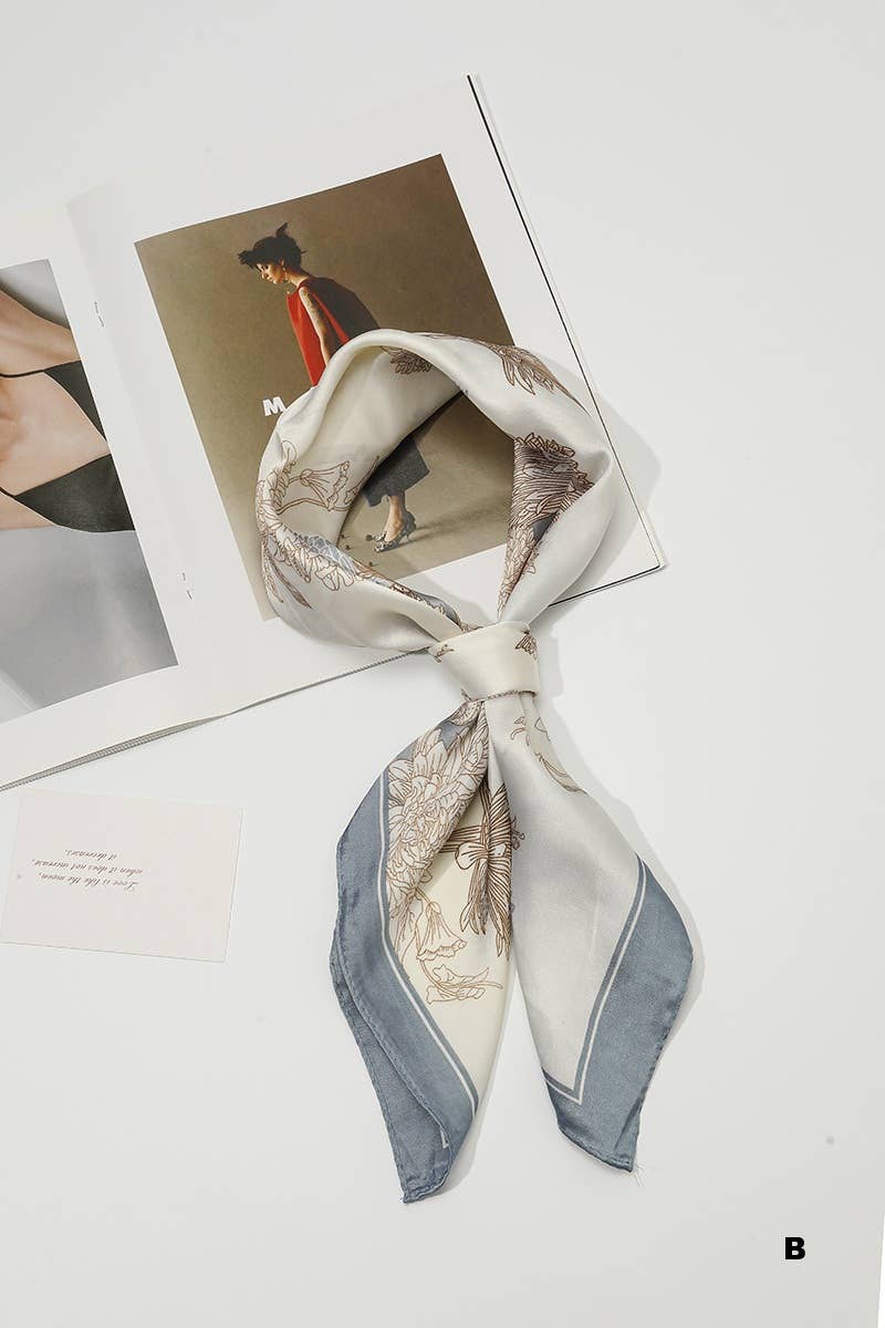 Trendy Print Elegant Neck Scarf