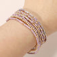 7PCS - Beaded Stretch Stackable Multi Layered Bracelets