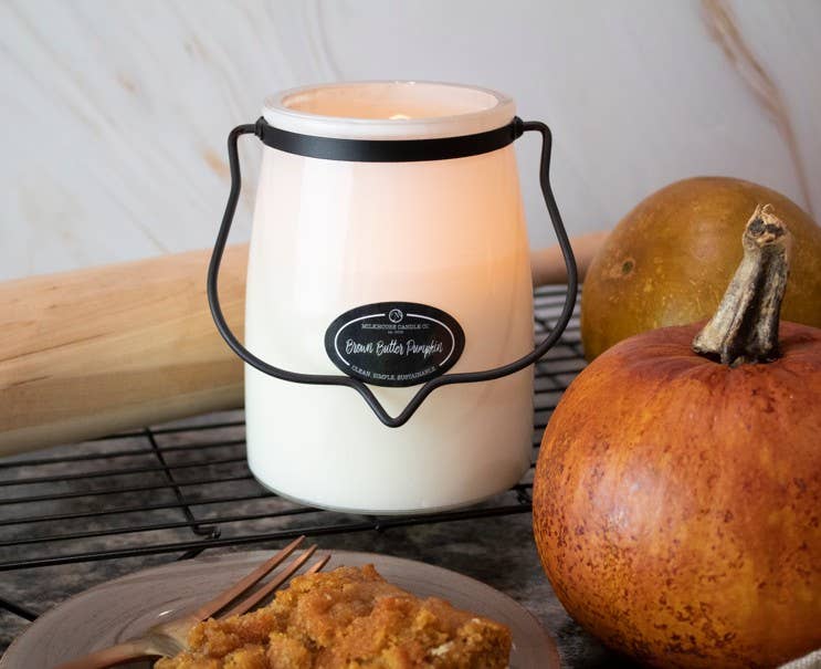 22 oz Butter Jar Candle: Brown Butter Pumpkin