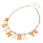 GAME DAY Letter Charm Station Necklace