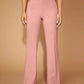 High Waist Straight Leg Pants Women's Work Trousers