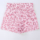 66 Leopard/Checkered High Waisted Athletic Shorts (S-XL): Blue Leopard / Missy / L