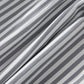 Stripe Button Gauze Bracelet Sleeve Babydoll Blouse