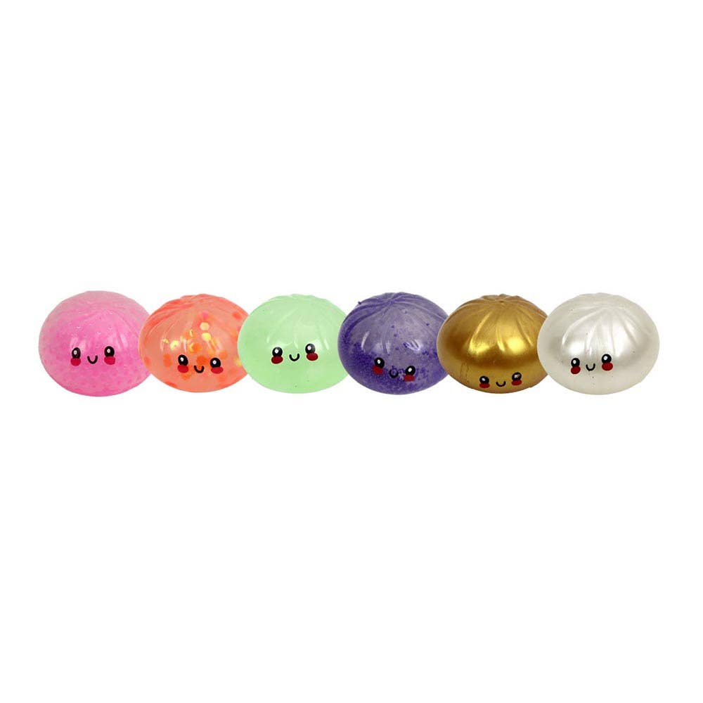 12PCS - Glitter Mystery Squishy Dumpling Stress Relief Squishy Toy
