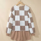 Chelsea Tan Checkered Set