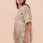 Camo Print Knit Casual Romper