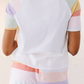 Rainbow Clashing Shirt and Short 2pcs Lounge Set