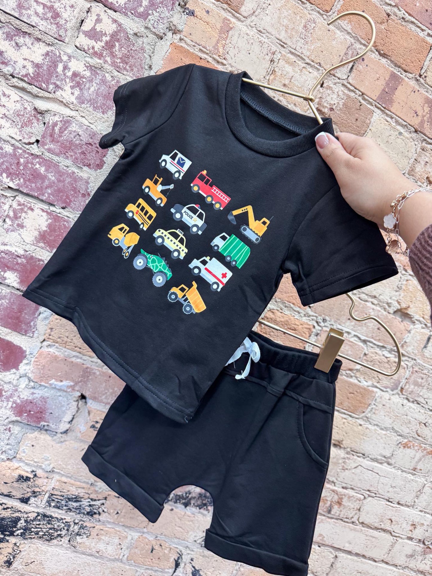 TTB Transportation Crew Shorts Set