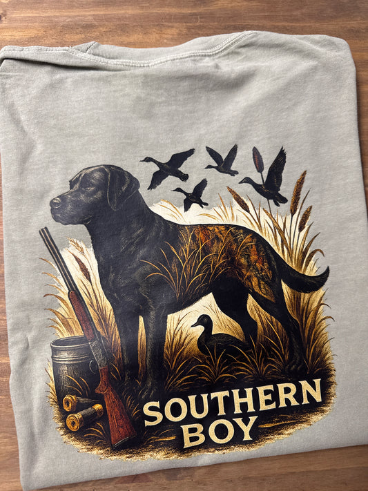 Southern Boy Ducks Dog