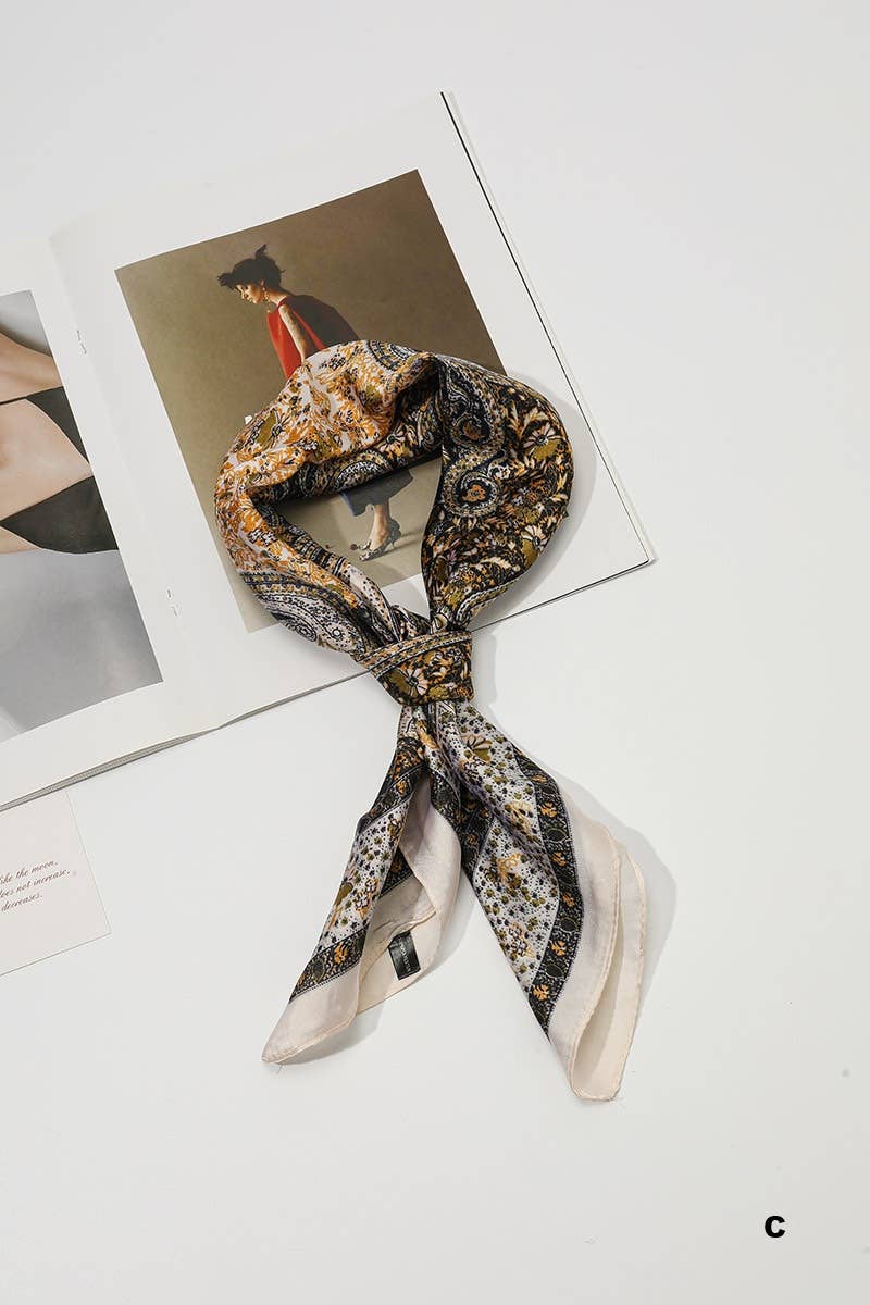 Trendy Print Elegant Neck Scarf