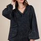 Washed Cotton Gauze Oversized Top Plus Size