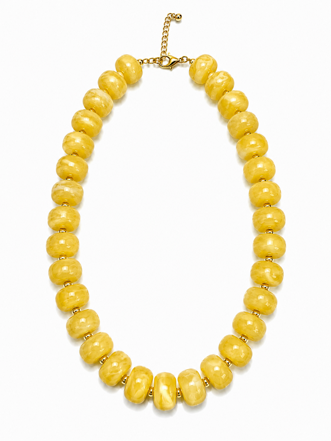 Luxe Marbled Beaded Candy Necklace