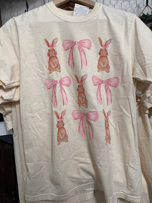 Bunny (Rabbit) Bow Tee