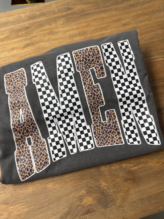 Amen Leopard Check Board